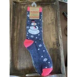 Christmas Holiday 2 Pack Crew Socks Multicolor Womens Size 4-10 Christmas